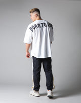 <transcy>London Punk Big T-Shirt "Wide Shoulder" --White</transcy>