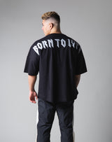 London Punk Big T-Shirt "Wide Shoulder" - Black