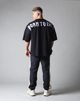 London Punk Big T-Shirt "Wide Shoulder" - Black