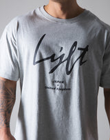 Script Logo Big T-Shirt - Grey