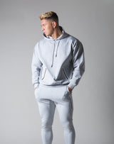 2 way Stretch Utility Pullover Hoodie - Grey