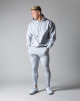 2 way Stretch Utility Pullover Hoodie - Grey