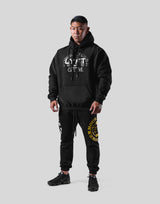 LÝFT × Power House Gym Logo Hoodie - Black