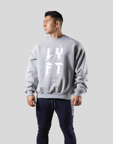 Thunder Logo Crewneck Sweat - Grey
