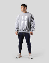 Thunder Logo Crewneck Sweat - Grey