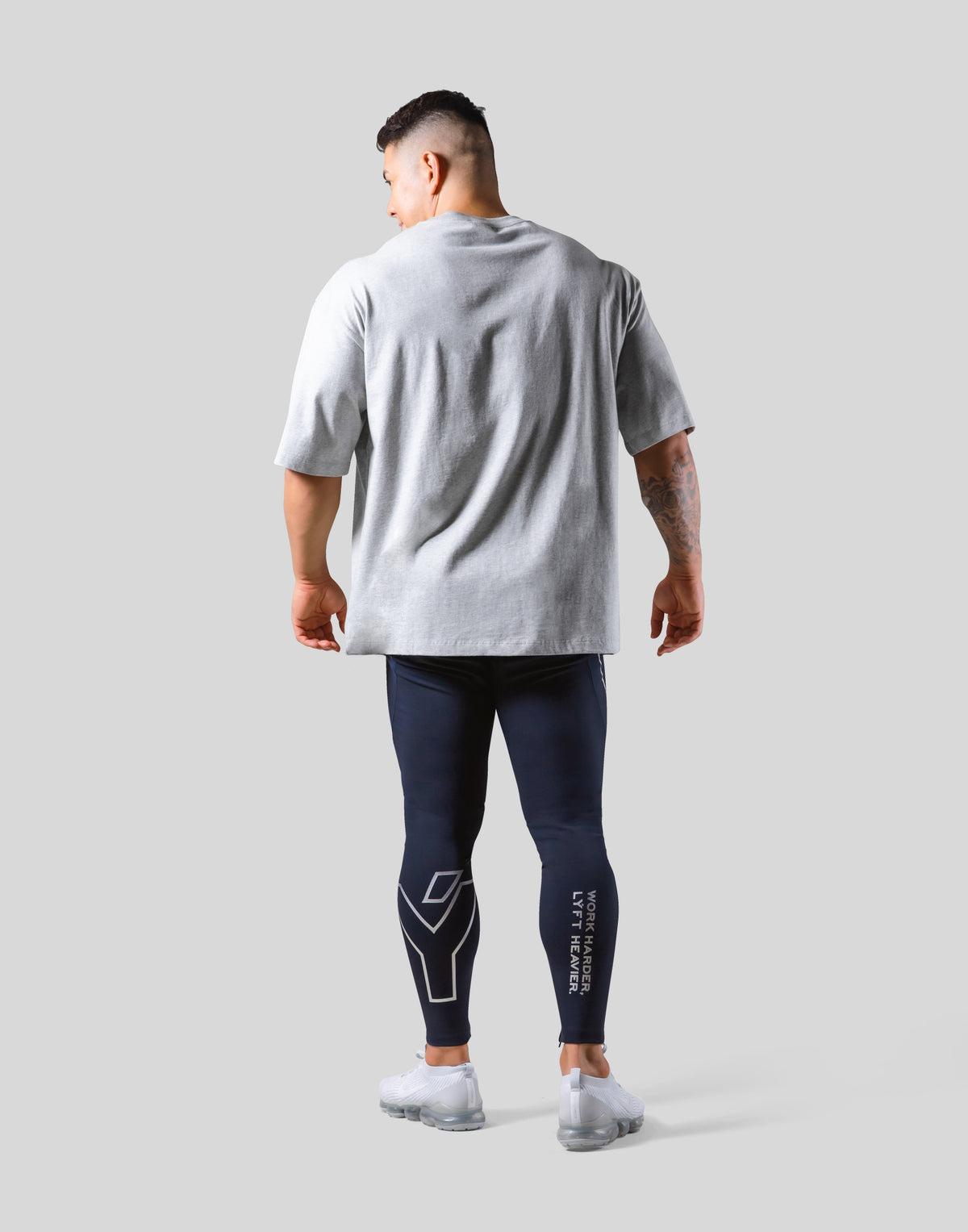 Big Y Logo Big T-Shirt - Grey
