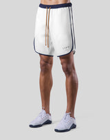 Stretch Seam Wide Shorts - White