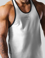Piping Training Tanktop - White/Black