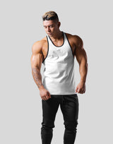 Piping Training Tanktop - White/Black