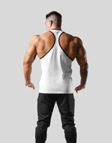 Piping Training Tanktop - White/Black