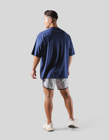LÝFT Logo Big T-Shirt - Navy