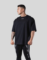 Back Arch Flag Big T-Shirt - Black