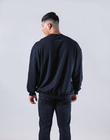 Y Wappen Oversize Crewneck Sweat - Black