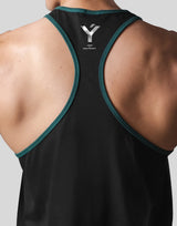 Piping Training Tanktop - Black/Green