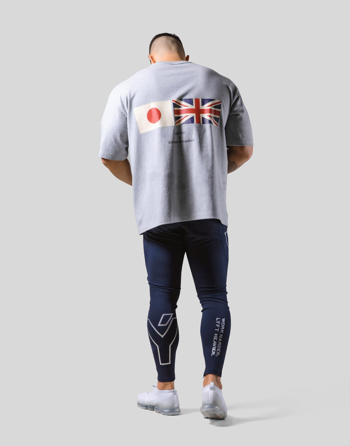 Flag Big T-Shirt - Grey
