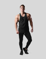 Piping Training Tanktop - Black/Green