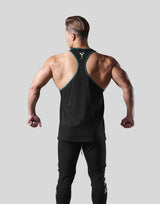 Piping Training Tanktop - Black/Green