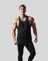 Piping Training Tanktop - Black/Green