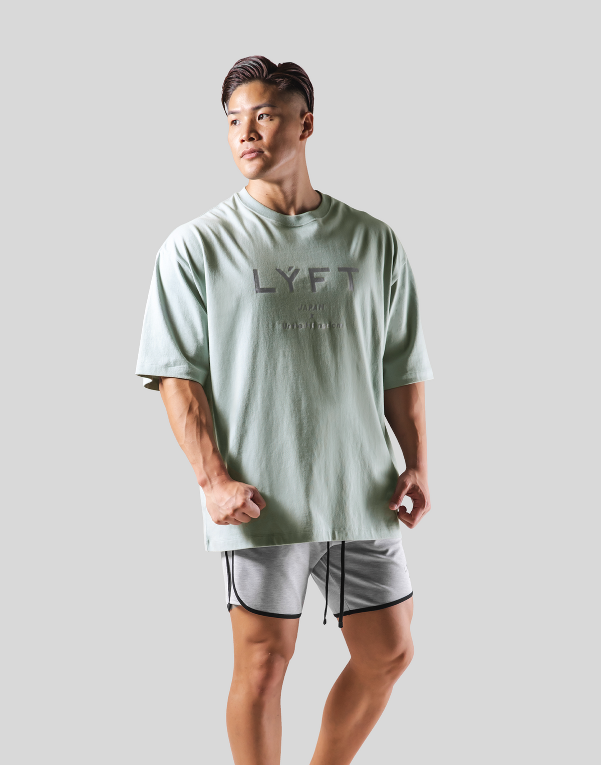 LÝFT Logo Big T-Shirt - Mint