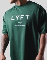LÝFT Logo Big T-Shirt - Green