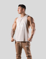 Emblem Drop Tanktop - Ivory