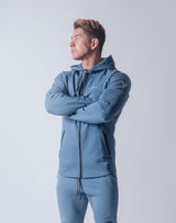 Ý 2way Workout Zip up Wear - L.Blue