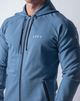 Ý 2way Workout Zip up Wear - L.Blue