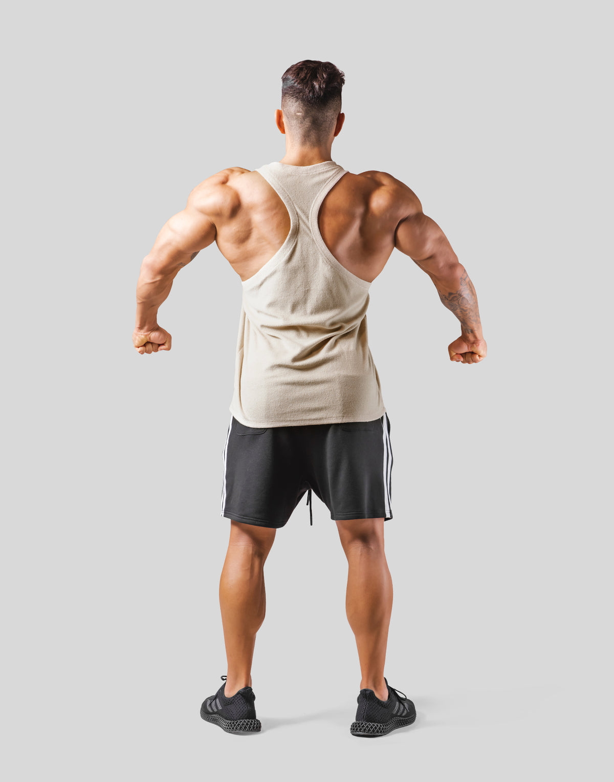 Outline Logo Pile Tanktop - Beige
