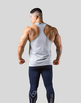 Back Mesh Training Tanktop - Grey