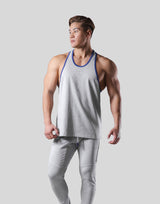 Piping Training Tanktop - Grey/Blue