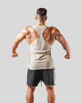 Outline Logo Pile Tanktop - Beige