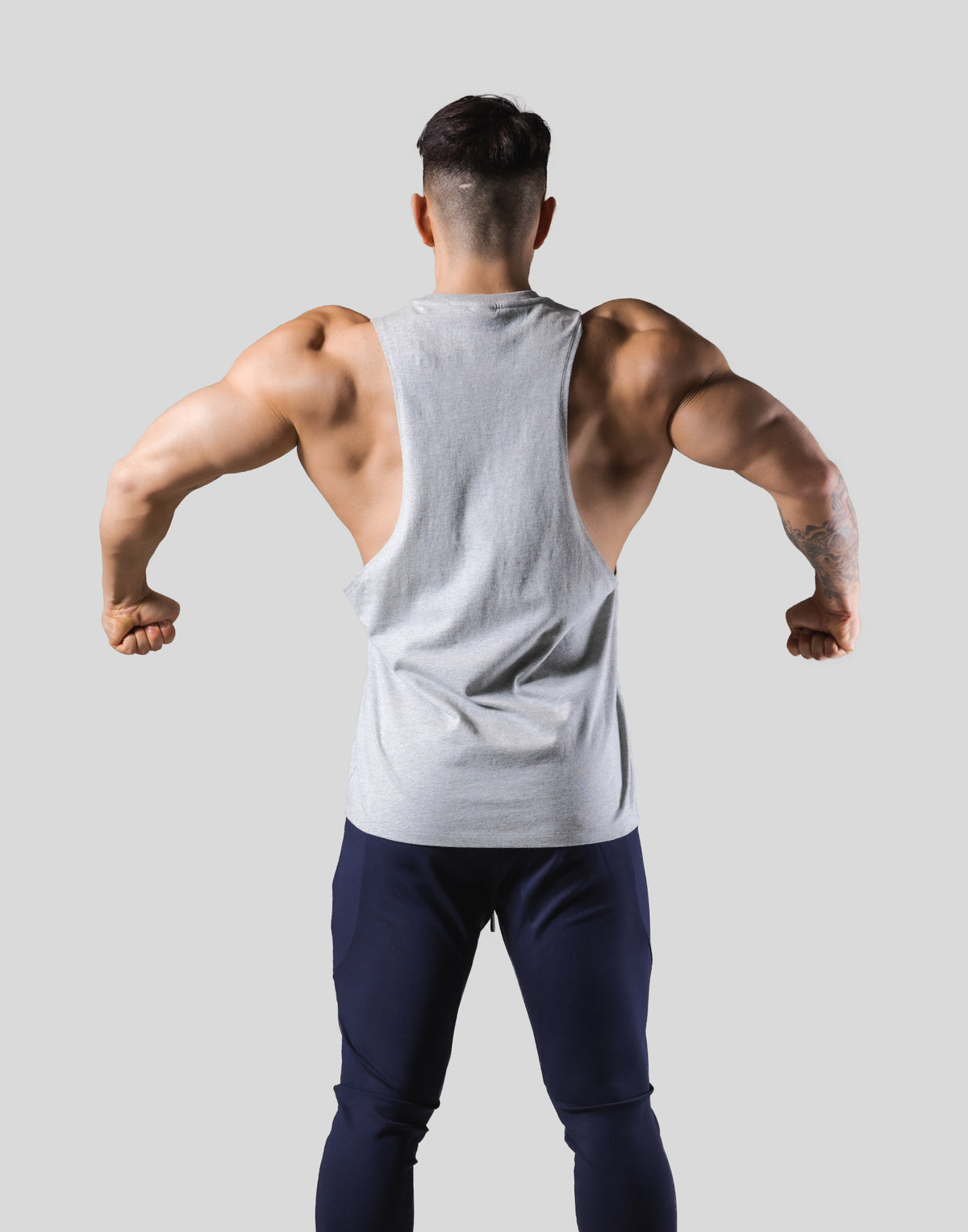Emblem Drop Tanktop - Grey