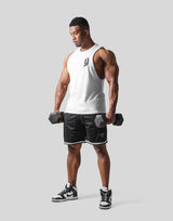 Old Y Drop Tanktop - White