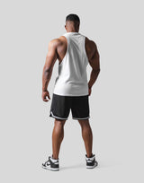 Old Y Drop Tanktop - White