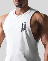 Old Y Drop Tanktop - White