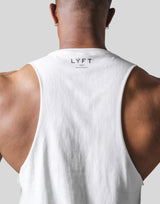 Old Y Drop Tanktop - White