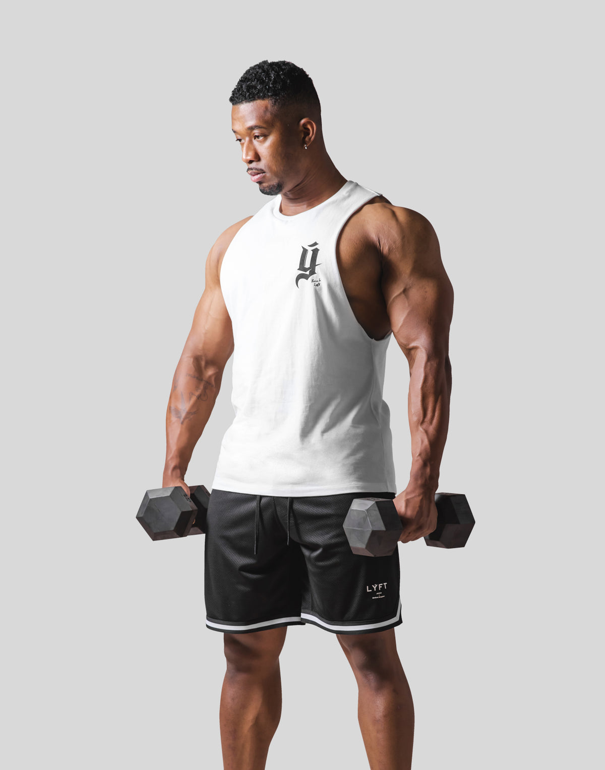 Old Y Drop Tanktop - White