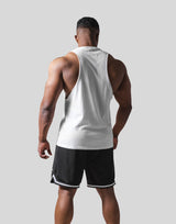 Old Y Drop Tanktop - White