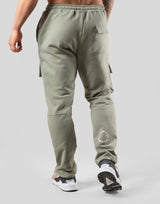 Stretch Sweat Cargo Pants - Olive
