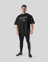LÝFT Logo Big T-Shirt - Black