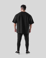 LÝFT Logo Big T-Shirt - Black