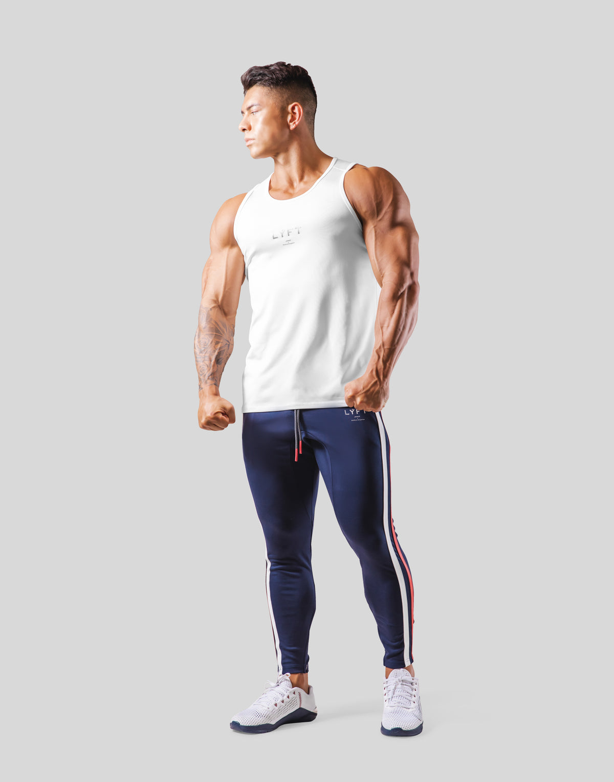 2Way Stretch Standard Tanktop - White