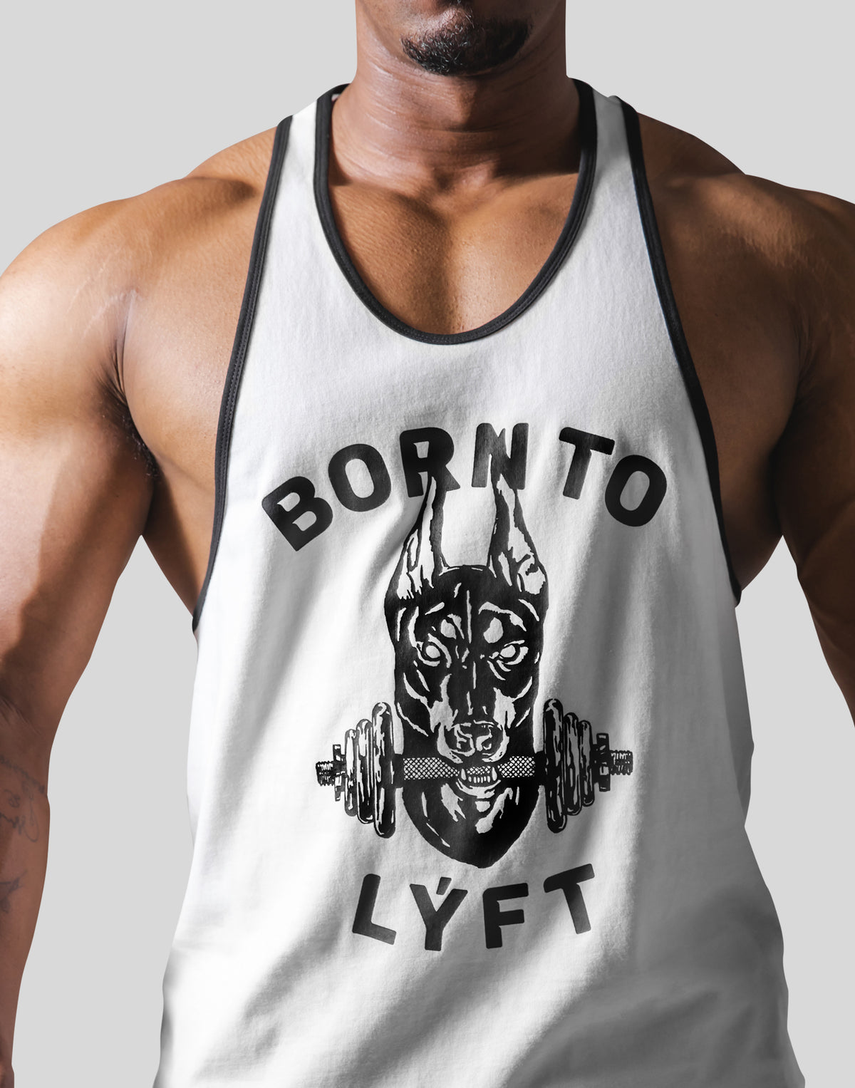 Dog Graphic Training Tanktop - White
