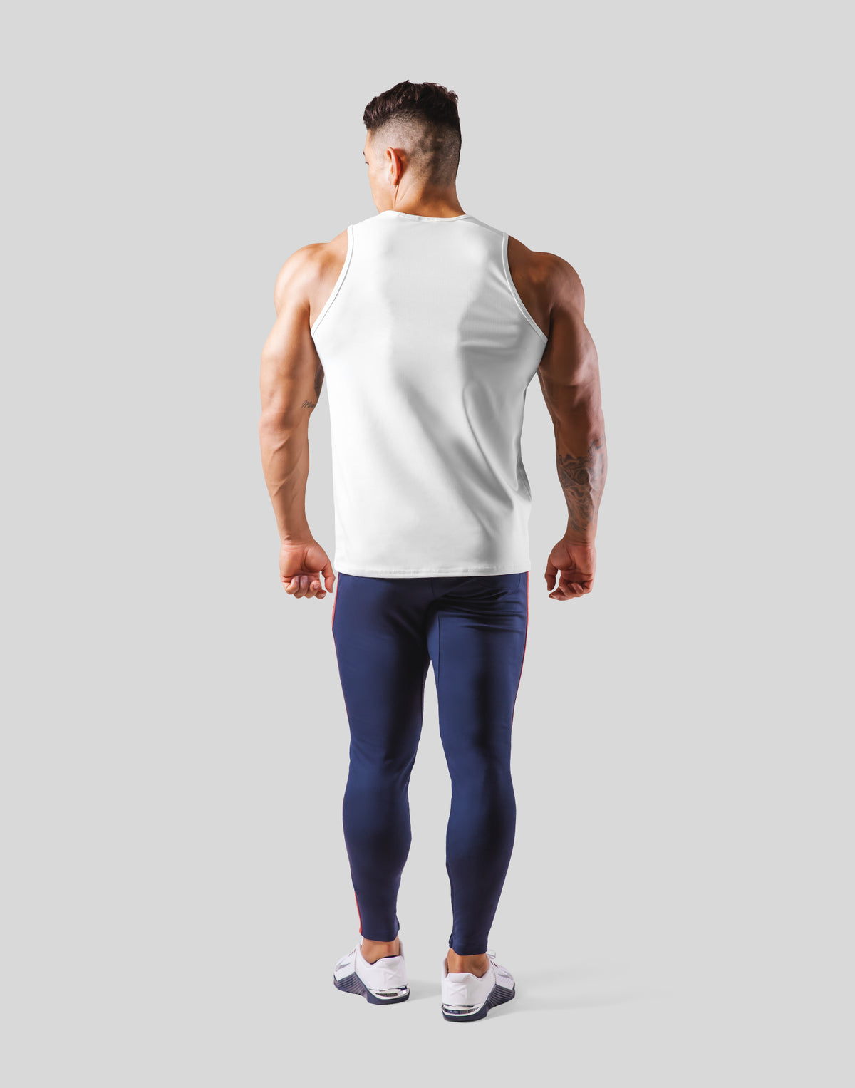 2Way Stretch Standard Tanktop - White