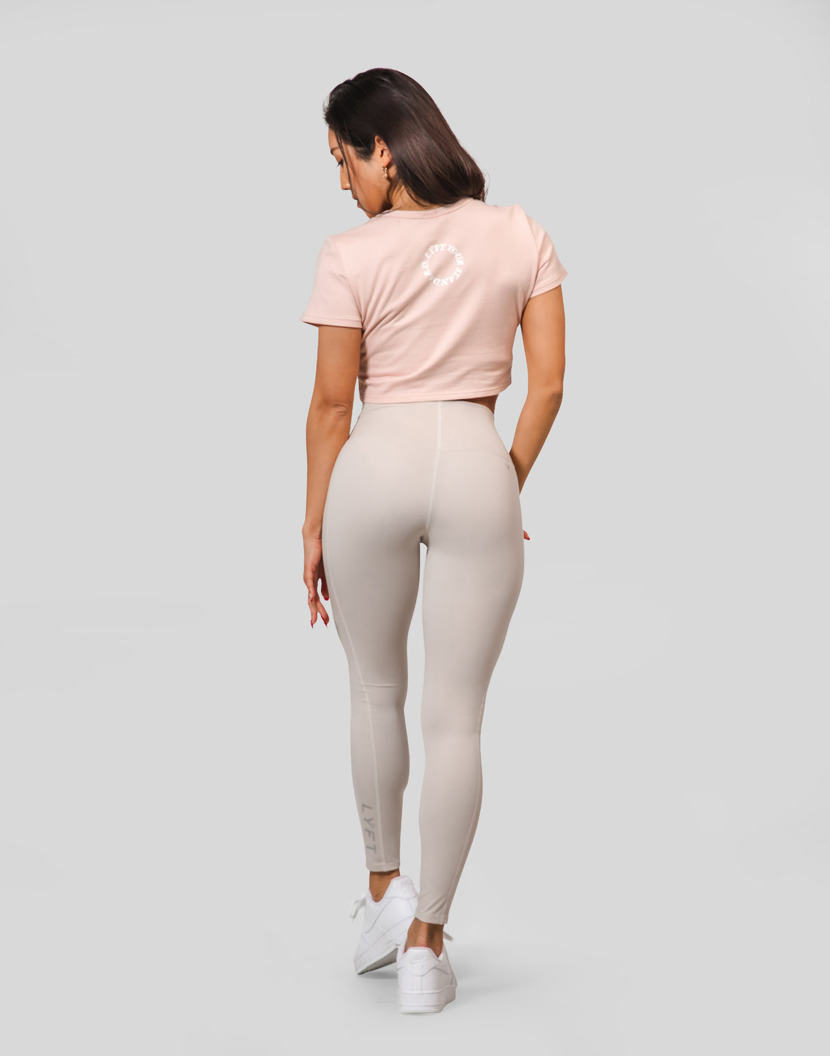 Message Ring Cropped T-Shirt - Pink