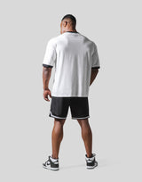 Dog Graphic Big T-Shirt - White