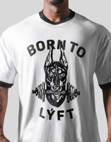 Dog Graphic Big T-Shirt - White