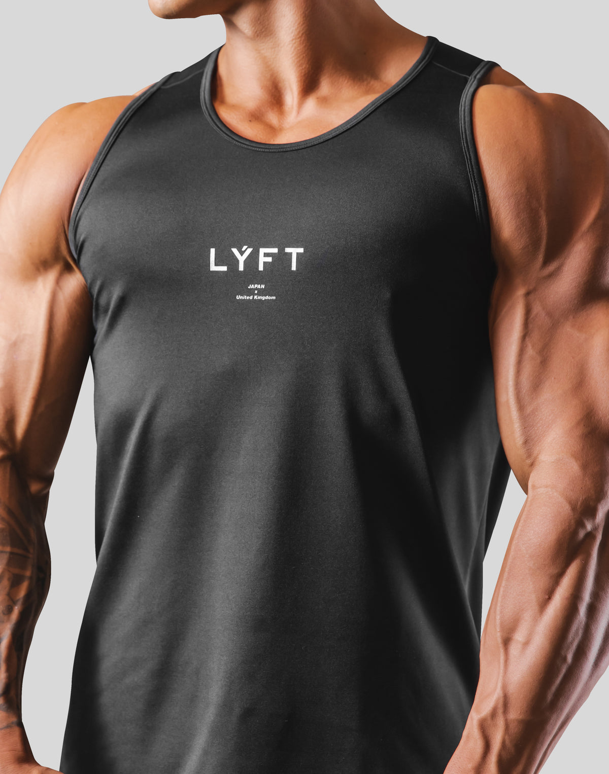 2Way Stretch Standard Tanktop - Black