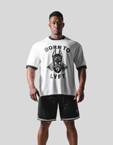 Dog Graphic Big T-Shirt - White