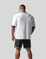 Dog Graphic Big T-Shirt - White